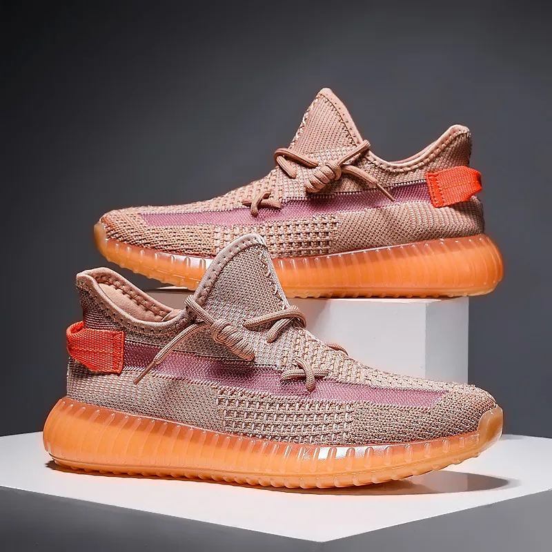 Летающие тканые кокосовые туфли 2020 летние новые дышащие кроссовки Повседневная