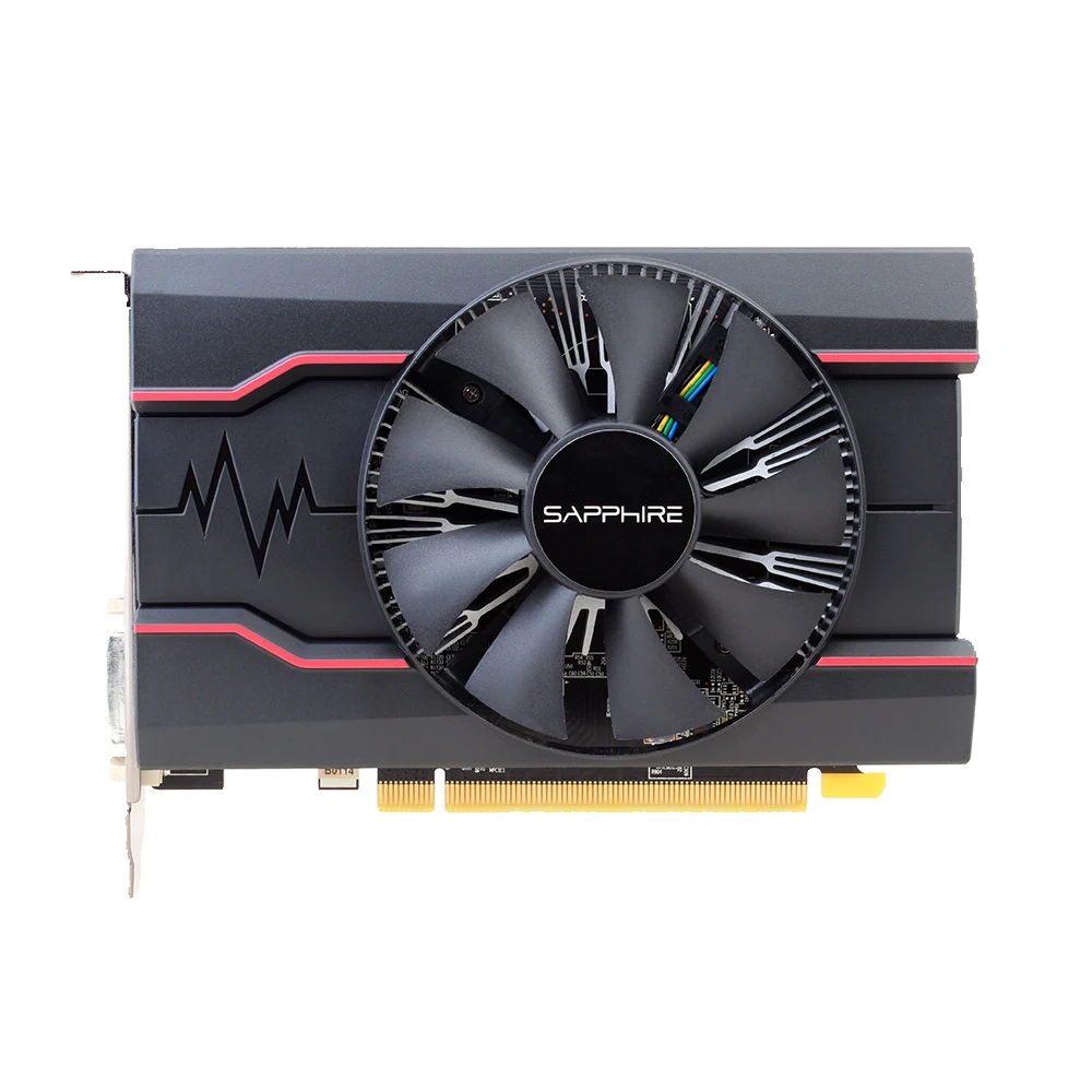 Видеокарты SAPPHIRE AMD Radeon RX 550 4GB GPU DDR5 128 bit Gamer видеоигры игровые ПК настольные б/у