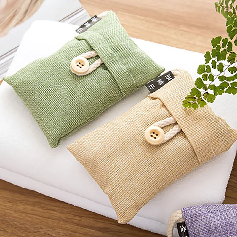 Простая бамбуковая угольная посылка бытовая продукция дезодорирование и