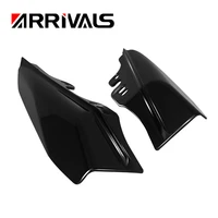 black mid frame air deflector under seat heat shield cover for harley touring electra street glide road glide fltr flht 01 08