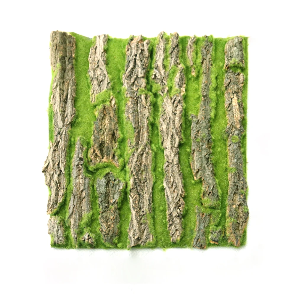 Настенное украшение сделай сам зеленое растение лай искусственная лая материал