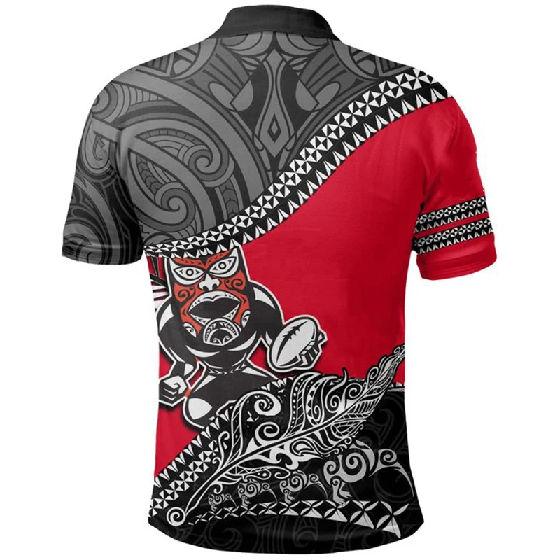 

2021 Maori New Zealand Rugby Casual Wear POLOS Men's Jersey Sport Everyday Shirt
