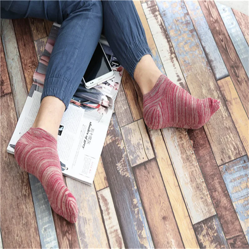 ZDL-370 Cute Cactus Japan Harajuku Cotton Casual Men Funny Short Ankle Sock 10 Pairs | Мужская одежда