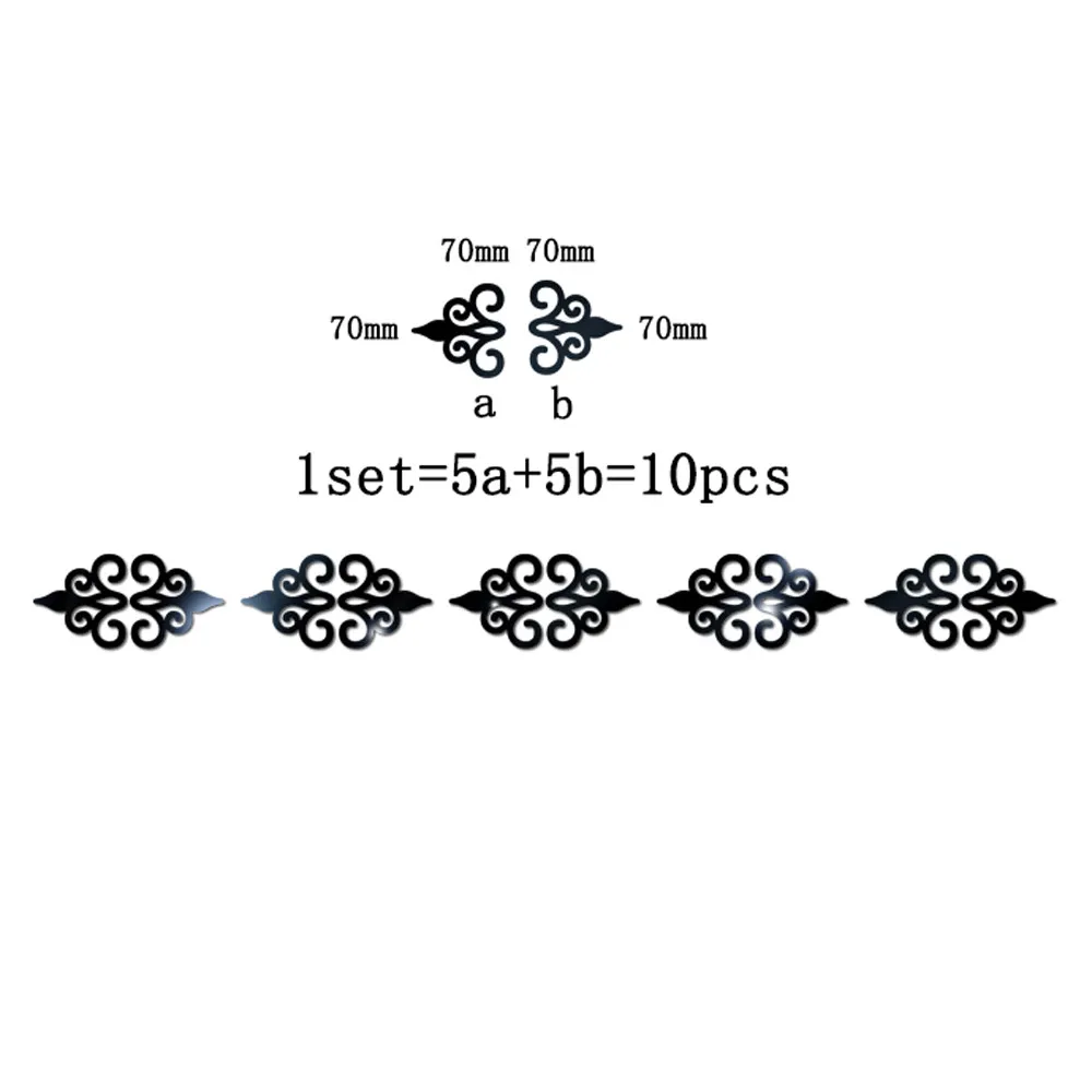 

3D DIY Wall Stickers Room Home Decoration Accessories Specchio AcrylicModern Stickers Home Room Decor