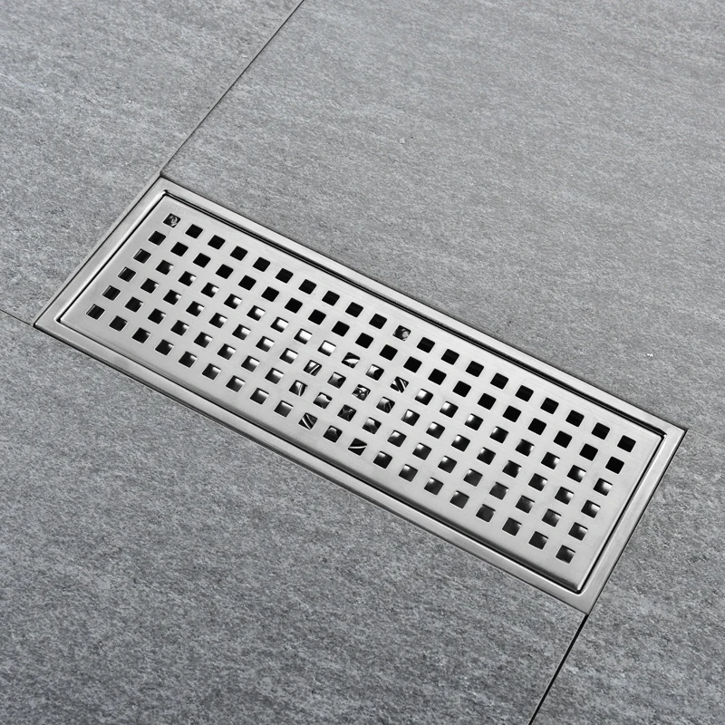 Дренаж для пола квадратные решетки дренаж ванной душа кухни туалета длинный