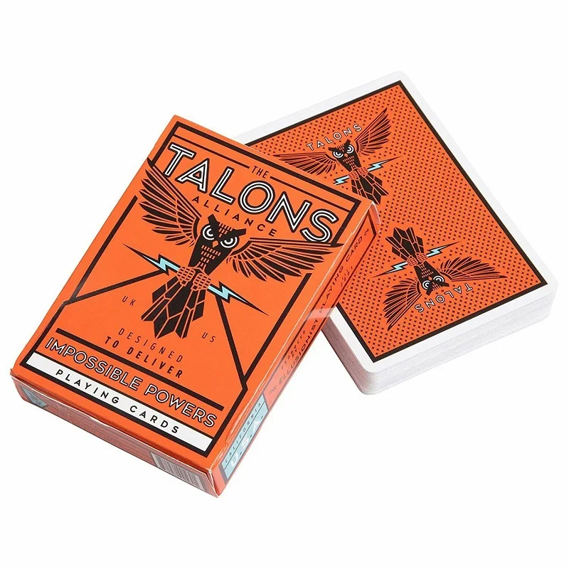 Ellusionist каблуки Альянс игральные карты велосипед оранжевый сова колода Покер