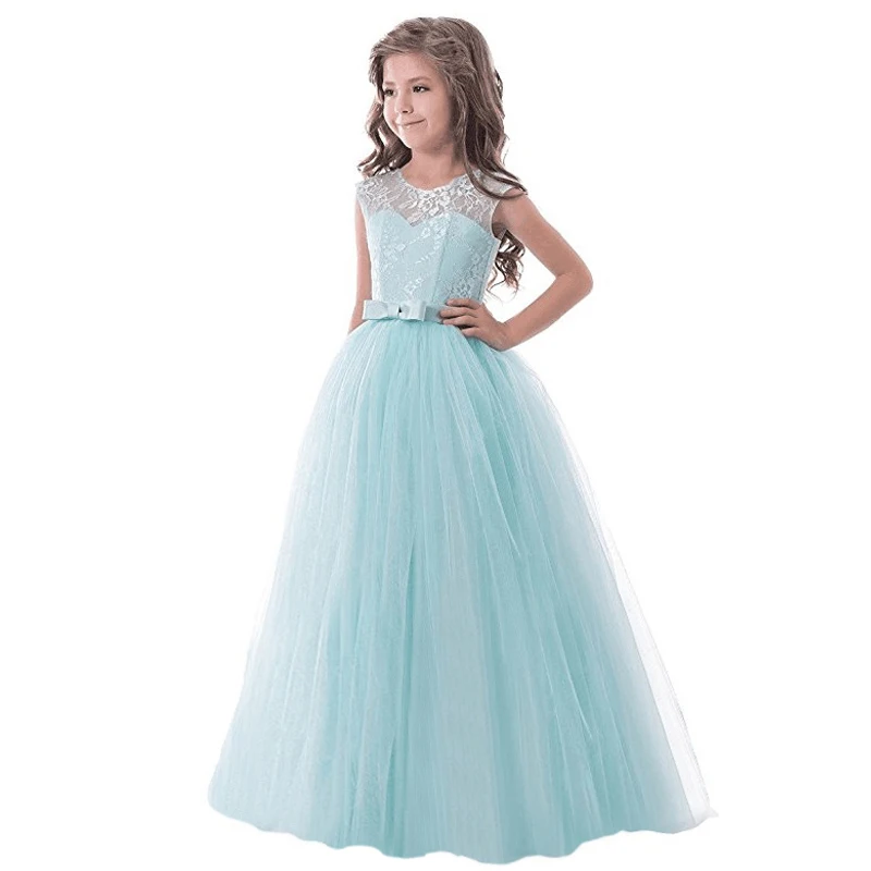 My Baby Girl Clothing Wedding Party Princess Dress for Girls 11 Years Prom Gown Teenager Children Costume Flower 12ys | Детская одежда