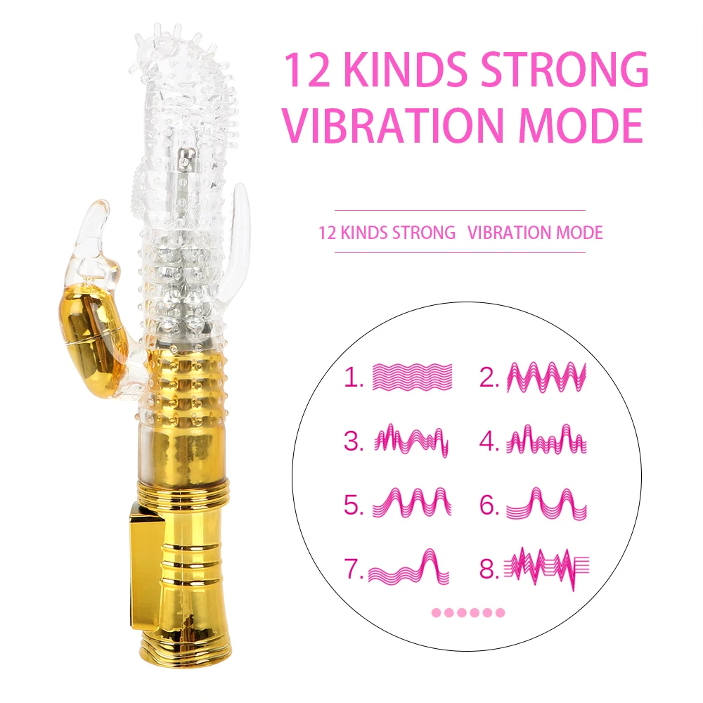 Вибратор OLO женский для стимуляции клитора 12 частот 4 скорости вращения|Вибраторы