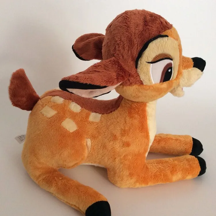 Mu&ntilde;eco de peluche de dibujos animados de Bambi, juguete suave de 30/40/55cm para regalo de Navidad-2