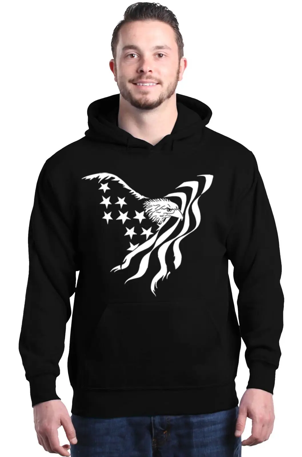 

Белые свитшоты с американским флагом 4 июля с флагом США