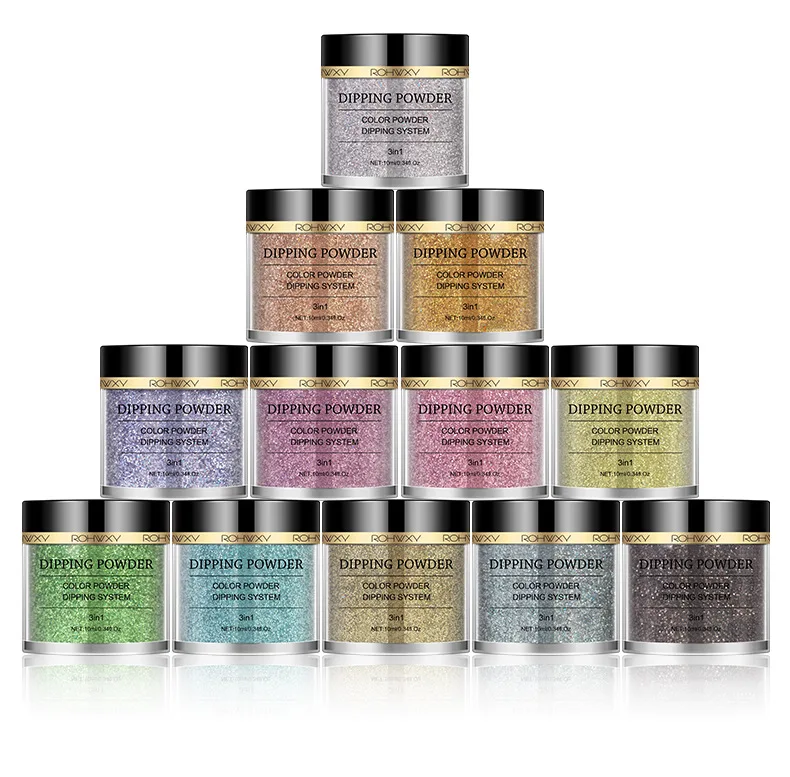 Модный порошок для инфильтрации ногтей лазерная Увлажняющая пудра блестящий