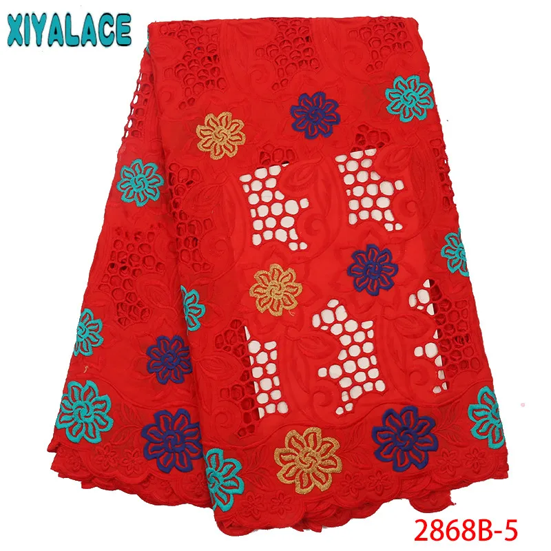 Новейшая Черная кружевная ткань из гипюра Африканская Хлопковая