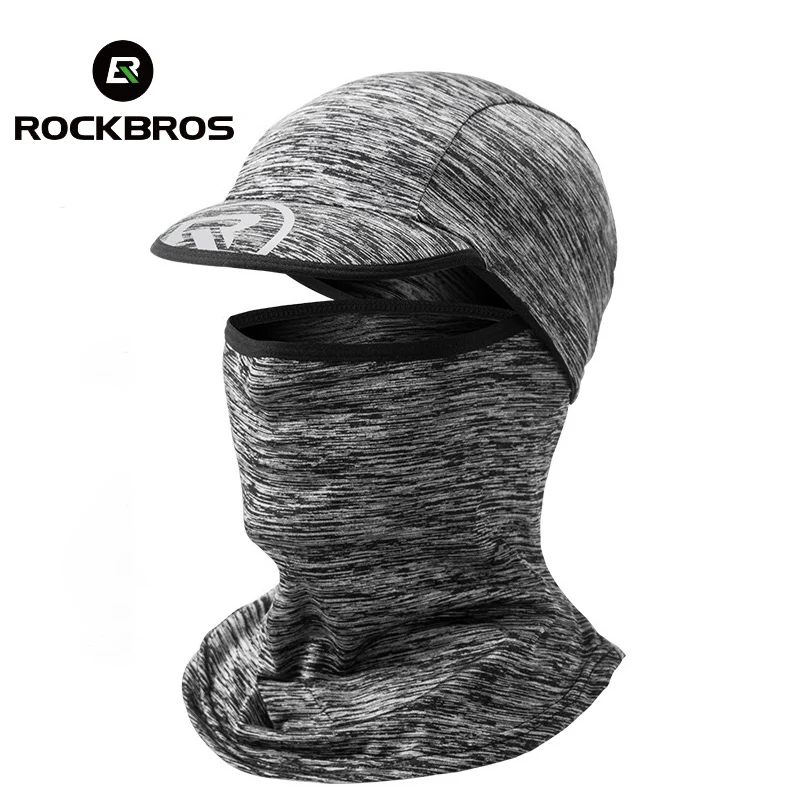 

ROCKBROS Summer Cycling Sunscreen Cap Bandana Men Bike Ice Silk Anti-UV Hat Bicycle Outdoor Sport Motorcycle Fishing Face Mask