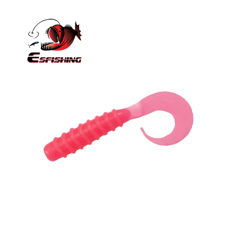 Esfishing приманки мягкие приманки пластиковые приманки 10 шт. 5,5 см/2,3 г Esfishing катушка Приманка Tail Grub 2," Crankbait Isca искусственная соленая вода