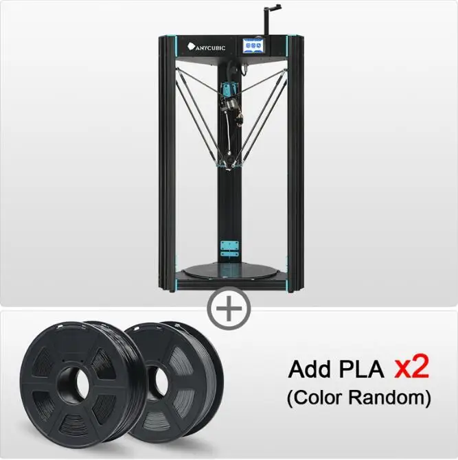 ANYCUBIC 3d принтер 3d Хищник большой плюс размер 370x370x455 мм один год гарантии 3d-принтер автоматический нивелир 3 д Принтер Комплект 3д принтер - Цвет: Predator-And2kg