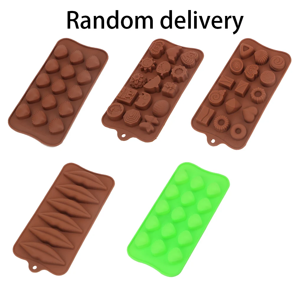 

HOOMIN Chocolate Candy Sugar Mold Silicone 3D Chocolate DIY Various Shapes Cake Fondant Jelly Biscuit Mold Bakeware Baking Tools