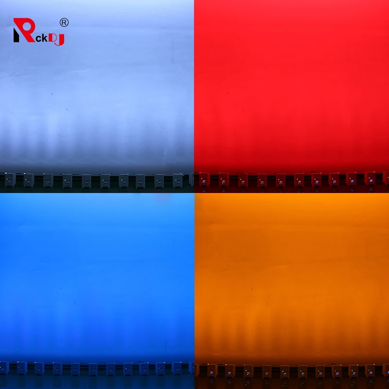 1 шт. 6*18 Вт Светодиодный светильник Par батарея беспроводной DMX Wifi дистанционный