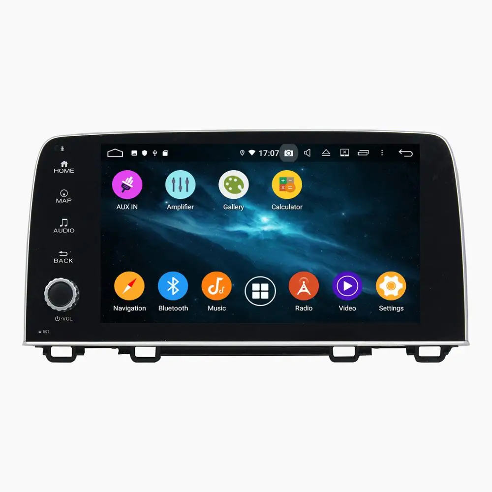 Android 9 8 Core с DSP для HONDA CRV 2017 автомобильное радио видеоплеер мультимедийный