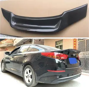 High Quality R STYLE REAL CARBON FIBER REAR TAIL WING TRUNK LIP SPOILER FOR KIA k5 Optima 2014 2015