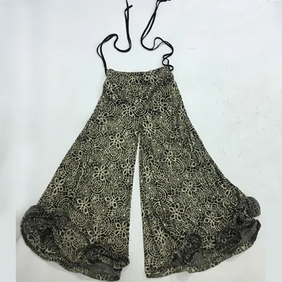 Pant Винтажный костюм для танца живота, комплект из 3 предметов, лифчик с монетками пояс-шнур женские широкие летние брюки, костюм для танца живота, комплект для выступлений - Цвет: Pant