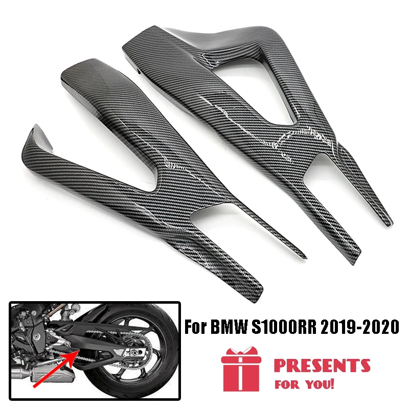 

For BMW S1000RR 2019 2020, S1000 RR 19 20 Motorcycle Parts Carbon Fiber Rear Rocker Cover Flat Fork Cover Fairing