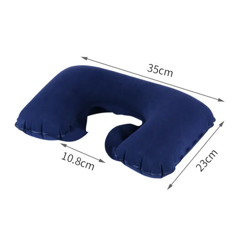 U образная портативная подушка для путешествий надувная шеи из ПВХ отдыха