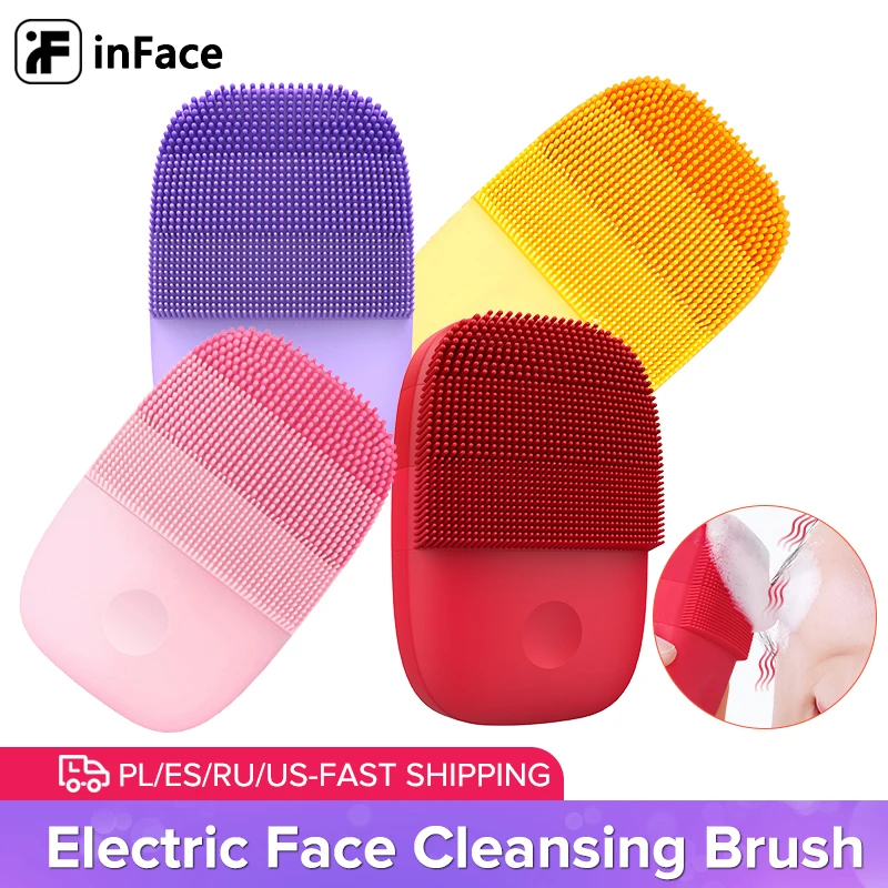 Электрическая Очищающая щетка для лица InFace очищающее средство глубокое очищение