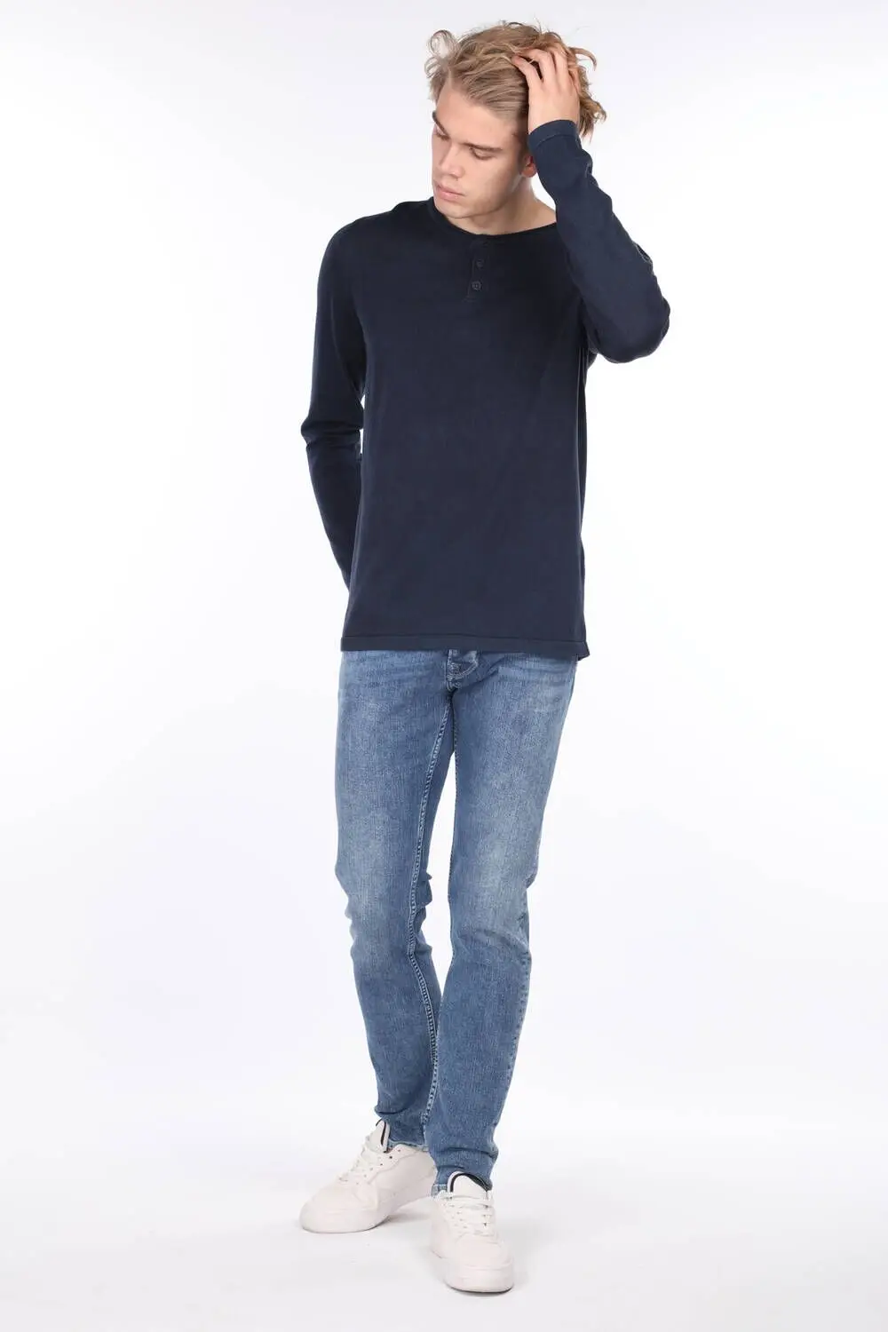 

Markapia Mens Blue Jean Trousers