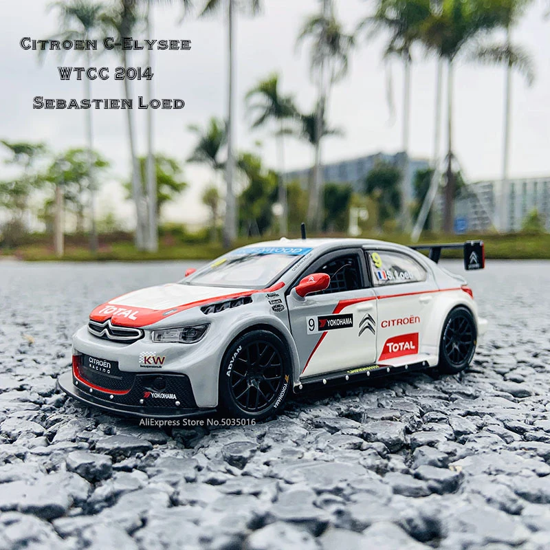 

Bburago 1:32 CITROEN C-Elysee WTCC 2014 Sebastien Loeb DS WRC Rally Racing Alloy Model Car model Collecting gifts