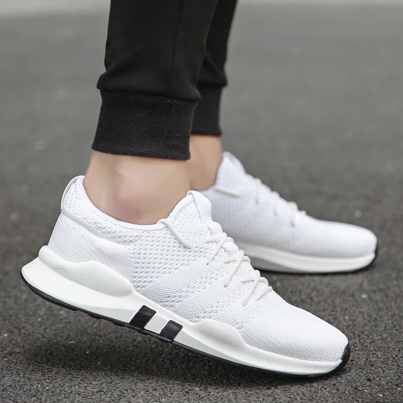 

Mens Sneakers Casual Shoes for Men Flats Casual Breathable Shoes 2021 New Soft Jogging Tennis Male Spring Shoes