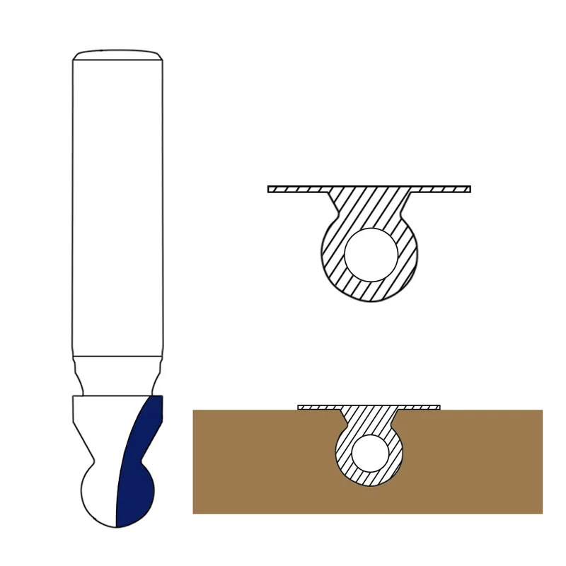 Фреза с хвостовиком 12 7 мм и 1 шт. | Инструменты