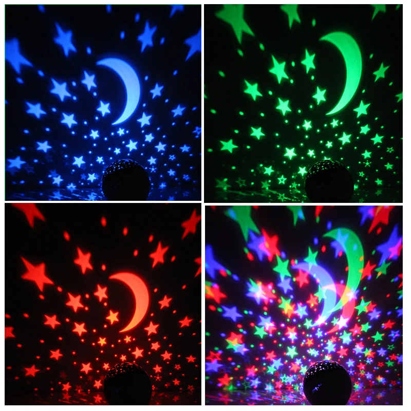 Smart Star projector Night Light For Children Kids Bedroom Decor Projector Rotating Nursery LED Baby Lam HOME | Освещение