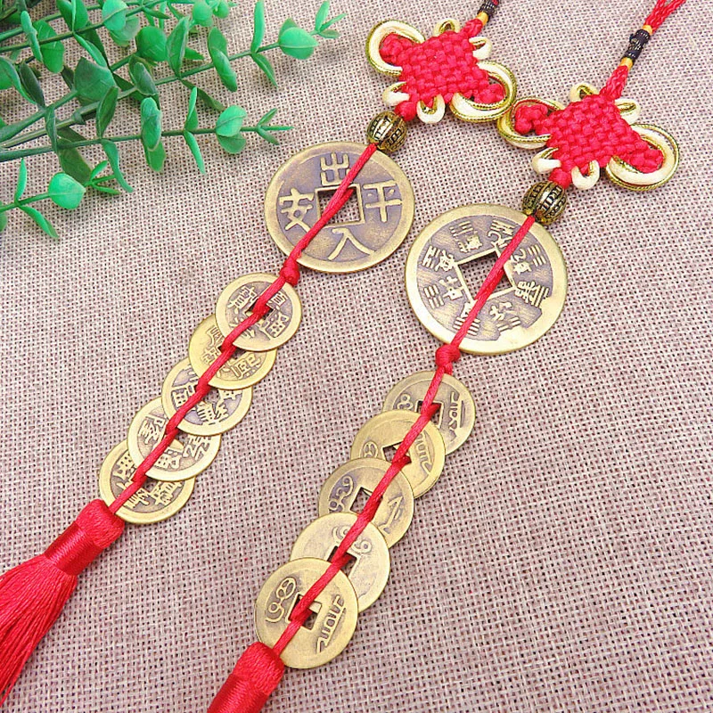 Новинка 2020 браслеты на удачу пять императоров монеты истинные медные деньги