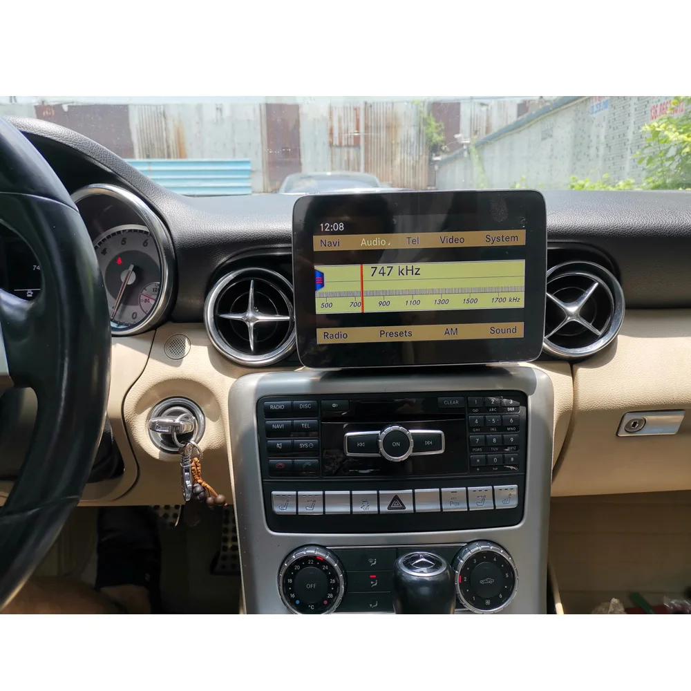 Новый UI 4G Ram 8 4 дюймов Android экран с gps навигация радио стерео Bluetooth для Mercedes Benz SLk
