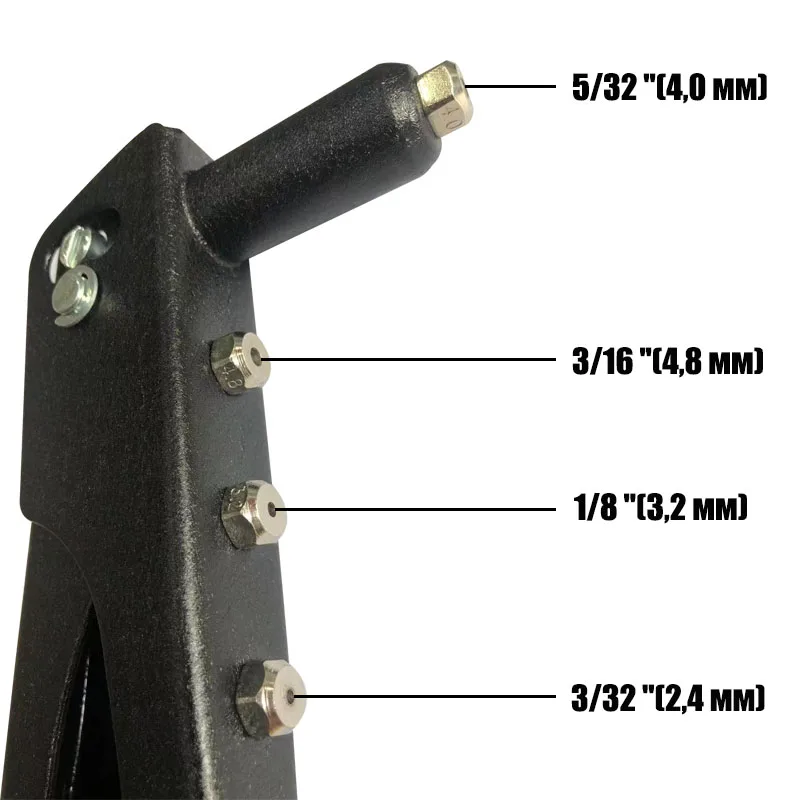заклепочник резьбовые заклепки инструменты Набор пистолетов для заклепок с