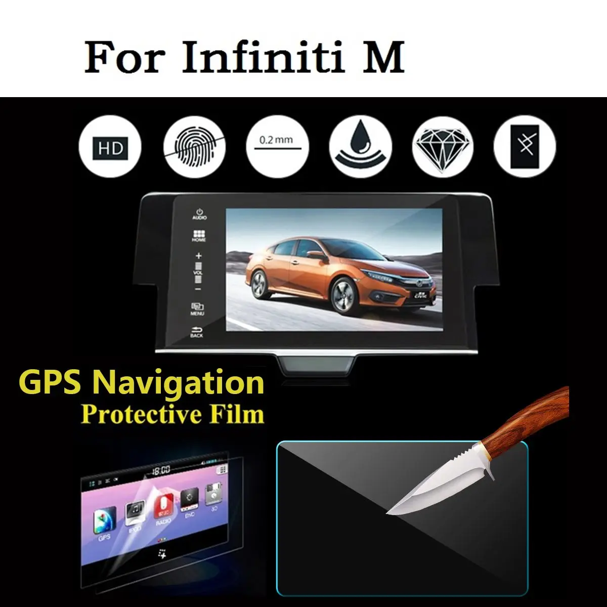 Защитная пленка из закаленного стекла для Infiniti M GPS-навигация автомобильные