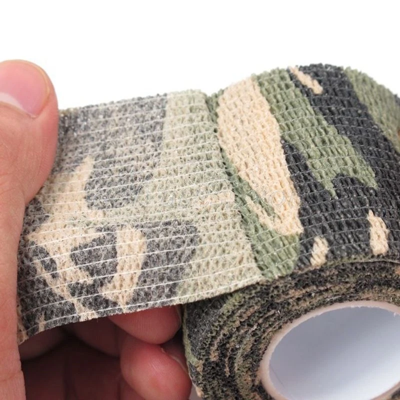 

4.5m Self-Adhesive Camouflage Stretch Medical Bandage Non-Woven Protective Tape Tatto Accessories Drop Shipping