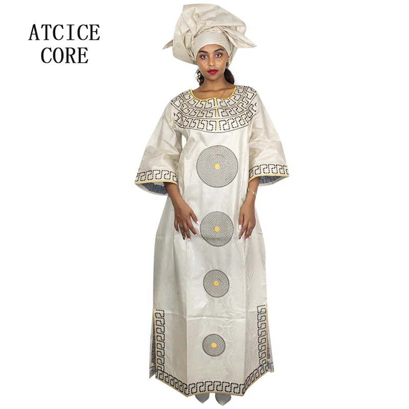 Женское платье с вышивкой длинное в африканском стиле LA112|Африканская одежда| |