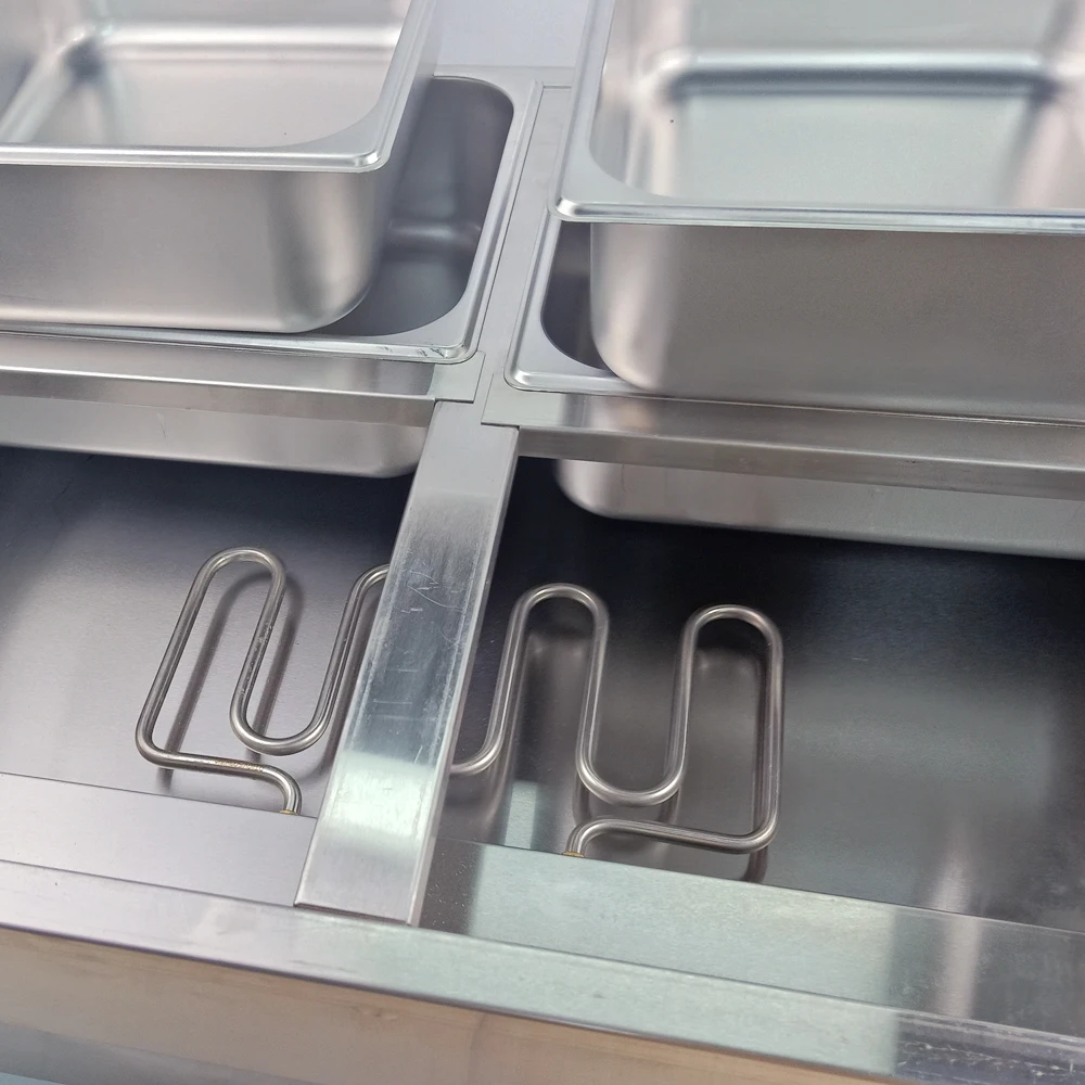 Буфет пищевой подогреватель контейнер Bain Marie электрическая Коммерческая