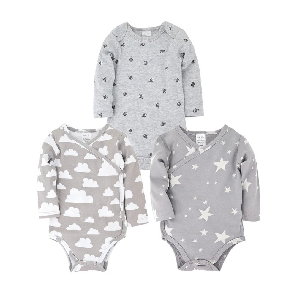 5 шт. детские пижамы для новорожденных девочек пижама Мальчика bebe fille хлопковые