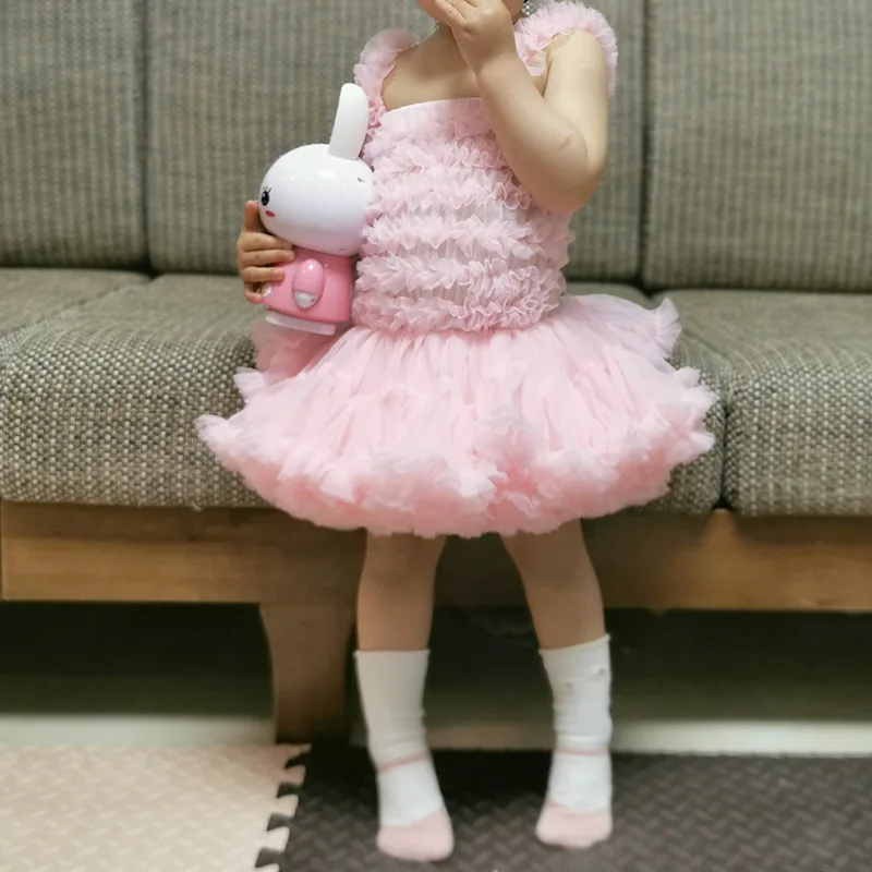 Новинка 2020 модная юбка-пачка для девочек супер яркая принцессы балета детская