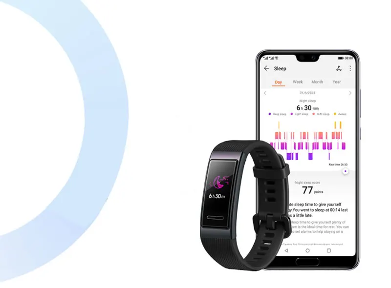 Браслет huawei Band 3, умный браслет, шагомер, фитнес, пульсометр, трекер активности, водонепроницаемый, Bluetooth, спортивный, банда
