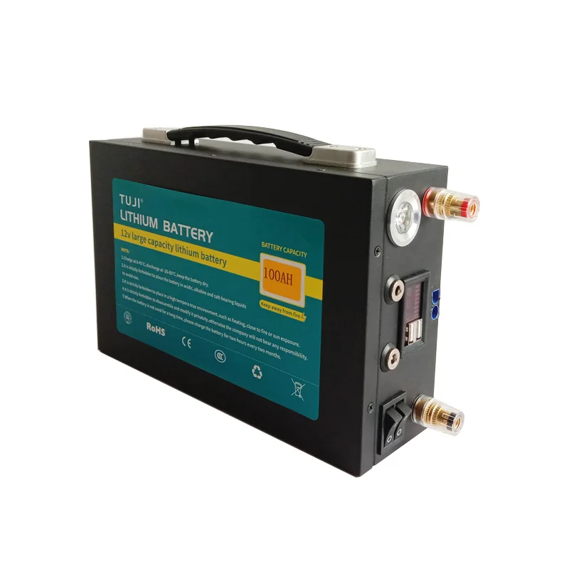 Большая емкость литиевая батарея DC 12V 100AH литиевая батарея для гольф тележки солнечная система электрическая лодка резервного питания