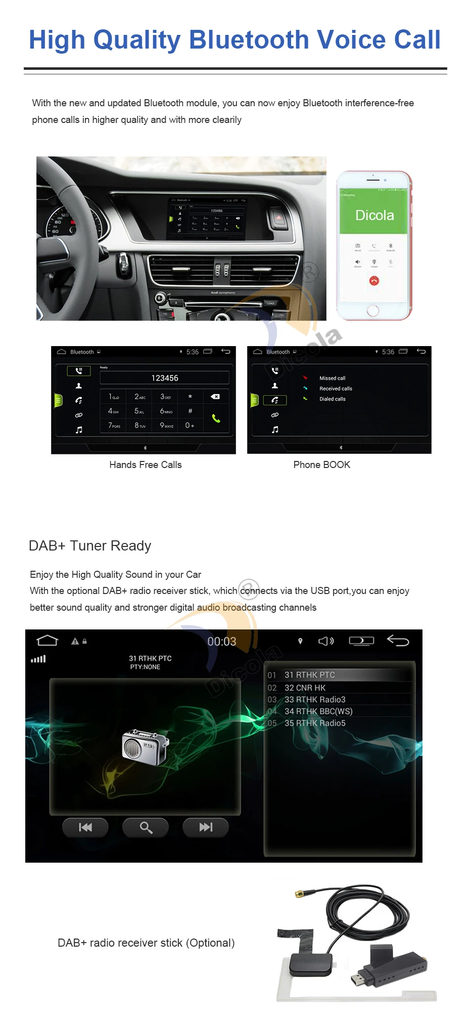 PX6 4+ 32G Android 9 Автомобильный мультимедийный плеер для AUDI A4(2008- B8) Q5(2010-) Bluetooth " gps навигация Wifi 4G DAB DVR OBD