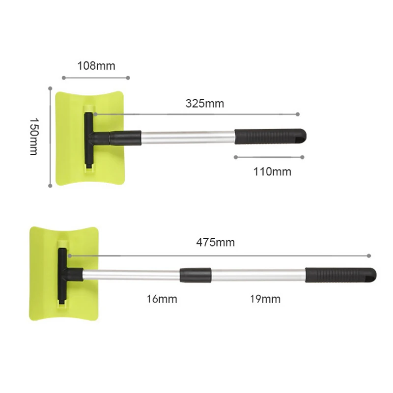 

Car Windshield Ice Scraper Glass Snow Brush Telescopic Snow Remover Cleaner Tool