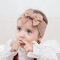 big bow headband for baby wide child hair band for toddler girls hairwrap newborn infants hair accessories for children kids