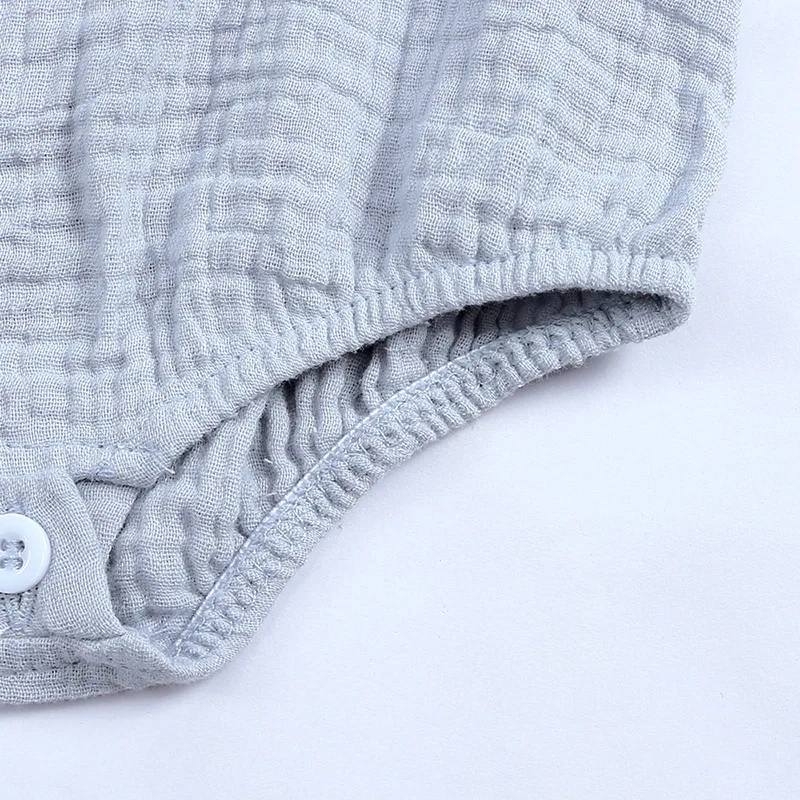 Летнее боди для маленьких девочек Одежда новорожденных мальчиков Комбинезон