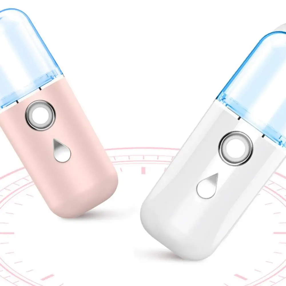 Nano Spray Hydration Humidifier Mini Portable Rechargeable Handheld Facial Steamer Alcohol Sprayer Moisturizing | Бытовая техника