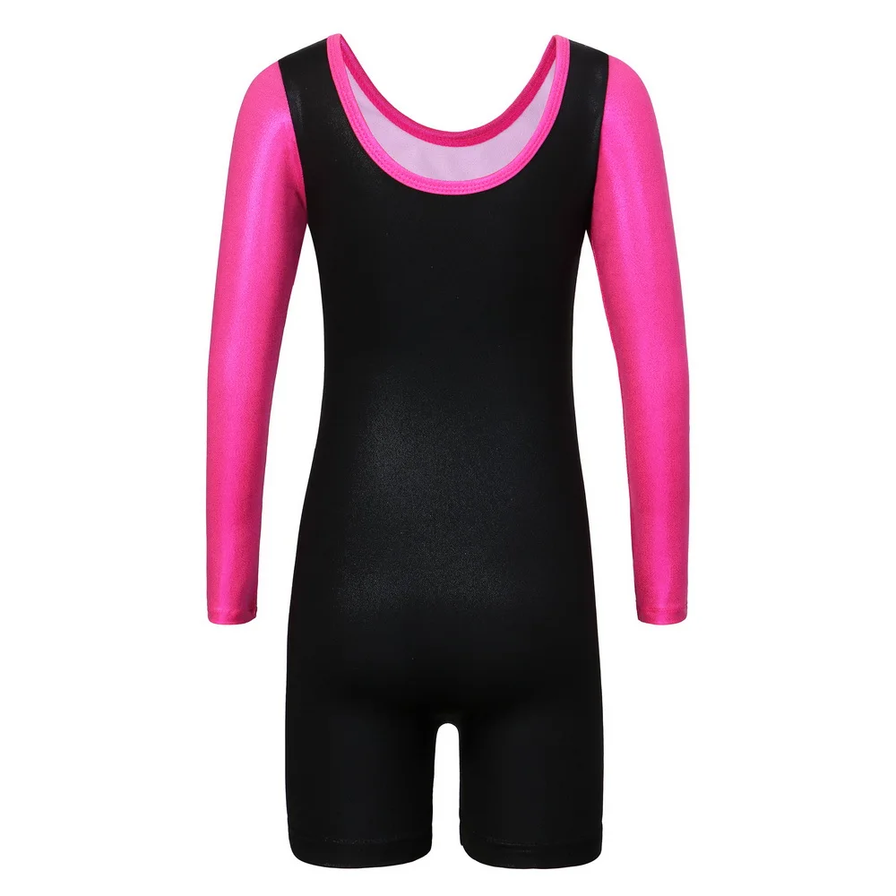 BAOHULU детский балетный ритмический гимнастический боди с длинным рукавом