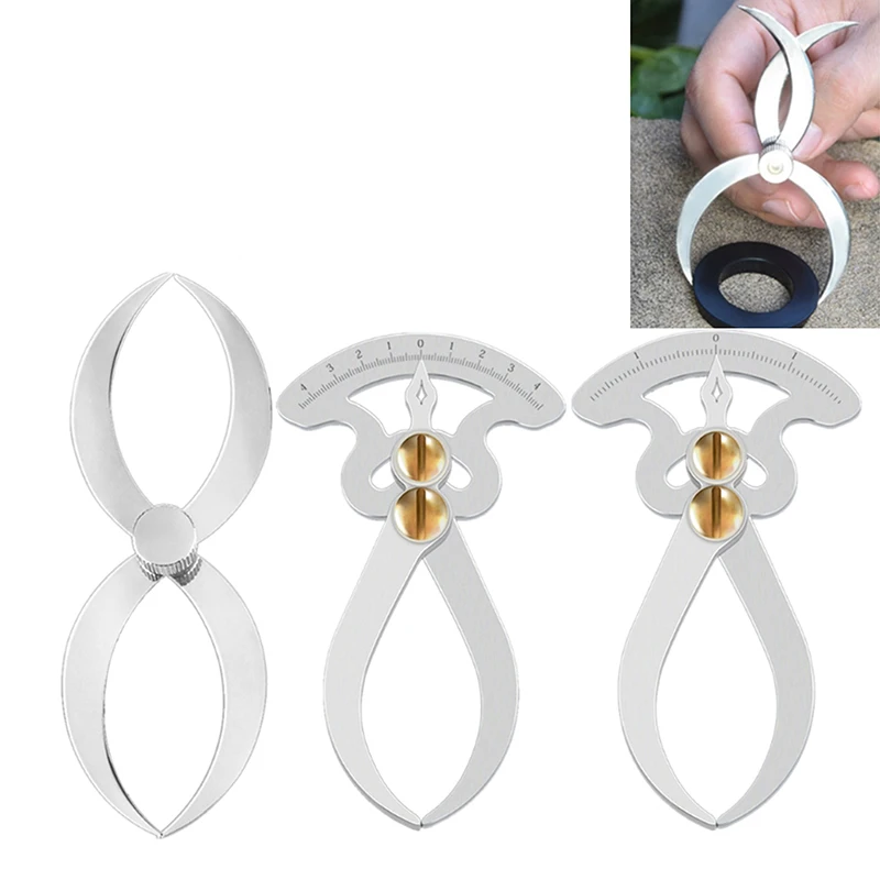 

Толщиномер из нержавеющей стали, щуп с внутренним диаметром, со шкалой